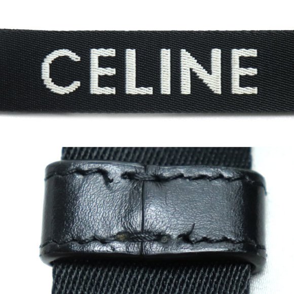CELINE Triomphe Medium Shoulder Bag, Black/Brown, 197202, Women's